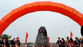 Khánh thành công trình âu thuyền chống tác động của biến đổi khí hậu tại Ninh Bình