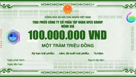 Apec Group tiếp tục bị phạt 600 triệu đồng vì vi phạm công bố thông tin khi chào bán trái phiếu