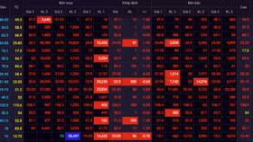 Call margin liên tục, chỉ số VN-Index thủng mốc 900 điểm