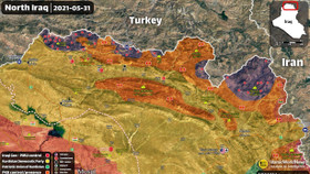 Iraq: Du kích PKK giao chiến với Peshmerga trong khu Tự trị Kurdistan