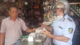 QLTT Ninh Thuận phát hiện nhiều sản phẩm phụ tùng xe máy giả mạo các nhãn hiệu Yamaha, Honda