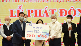 Quỹ mua Vaccine có thêm 30 tỷ đồng ủng hộ từ MB Group