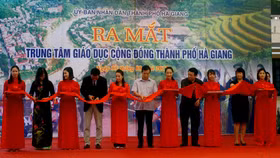 Khánh thành Trung tâm giáo dục cộng đồng thành phố Hà Giang