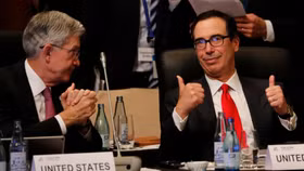 Chủ tịch Fed, Bộ trưởng Tài chính Mỹ họp khẩn với G7, bàn cách "chống" Covid-19