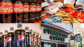 Coca-Cola, Pepsi, McDonald’s và Starbucks ngừng kinh doanh ở Nga