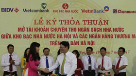 BIDV và Kho bạc Nhà nước ký kết Thỏa thuận phối hợp thu Ngân sách Nhà nước trên địa bàn Hà Nội