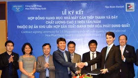 Hoà Phát nhập dây chuyền cán thép Danieli cho dự án Dung Quất