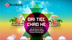 Ưu đãi hấp dẫn tại CGV, Traveloka, Grab, Shopee với thẻ quốc tế SeABank