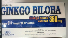 Thái Bình: Kiến nghị thu hồi viên bổ não Ginkgo Biloba