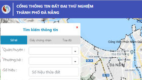 Đà Nẵng công bố Cổng thông tin đất đai