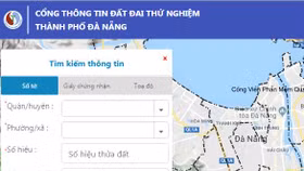 Đà Nẵng công bố Cổng thông tin đất đai