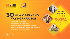 SHB hỗ trợ lãi suất ưu đãi 7.000 tỷ đồng cho vay khách hàng cá nhân