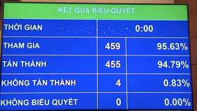 Quốc hội phê chuẩn việc bổ nhiệm 2 Phó Thủ tướng và 12 thành viên Chính phủ