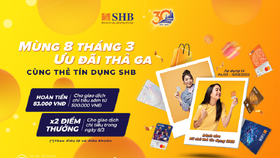 SHB tặng quà 8/3 với nhiều ưu đãi hấp dẫn tới phái đẹp