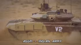 Video: Quân đội Ấn Độ diễn tập với xe tăng T-90S Bhishma