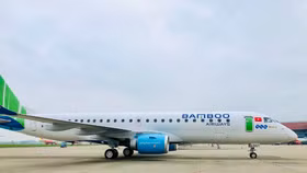 Bamboo Airways đón thêm máy bay phản lực Embraer