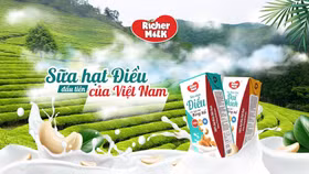 Sản phẩm Richer Milk – Sữa Nhân điều đầu tiên ra mắt thị trường Việt Nam