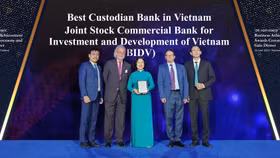 BIDV nhận giải thưởng “Ngân hàng Lưu ký - Giám sát tốt nhất Việt Nam” lần thứ 3 liên tiếp