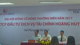 Tài chính Hoàng Huy mục tiêu lãi 420 tỷ đồng, cổ tức 10% tiền mặt