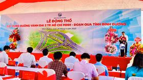 Bình Dương động thổ xây dựng đường Vành đai 3 TP.HCM, tổng mức đầu tư 19.280 tỷ đồng