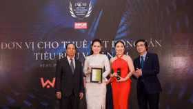 Win Home được vinh danh “Đơn vị cho thuê bất động sản tiêu biểu năm 2019”