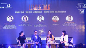 Hơn 200 doanh nhân tham gia Diễn đàn Leader Talk về sức khỏe, phòng chống ung thư từ gốc