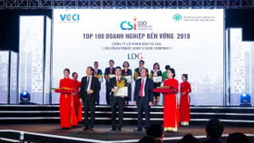 LDG Group được vinh danh là doanh nghiệp bền vững 2018