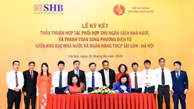 Kho bạc Nhà nước và SHB hợp tác phối hợp thu ngân sách nhà nước và thanh toán song phương