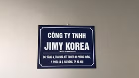 Công ty JIMY KOREA bỗng dưng biến mất: Kim thiền thoát xác?