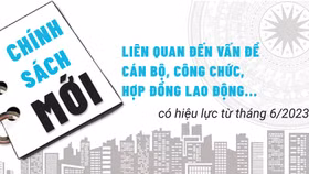 Chính sách mới có hiệu lực trong tháng 6/2023