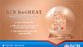 SCB triển khai sản phẩm mới – thẻ thanh toán SCB beGREAT