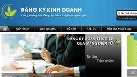 Hà Nội dẫn đầu về đăng ký doanh nghiệp qua mạng