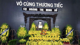 Trực tiếp: Lãnh đạo Chính phủ viếng cụ Hoàng Thị Minh Hồ