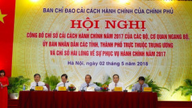 Hà Nội vượt Đà Nẵng, lên vị trí thứ 2 trong bảng xếp hạng cải cách hành chính 2017