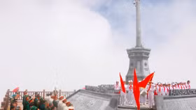 Sun World Fansipan Legend tổ chức lễ thượng cờ trên đỉnh Đông Dương