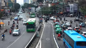 Đề xuất cho phép phương tiện khác được sử dụng làn đường của buýt BRT