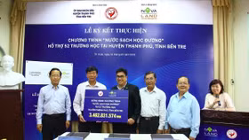 Tập đoàn Novaland đồng hành cùng chương trình "Nước sạch học đường”