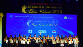 73 sản phẩm, dịch vụ xuất sắc được trao Danh hiệu Sao Khuê 2018