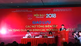 Giao lưu nữ tổng biên tập Hội Báo toàn quốc 2018: Hãy trao quyền cho nữ lãnh đạo