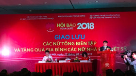 Giao lưu nữ tổng biên tập Hội Báo toàn quốc 2018: Hãy trao quyền cho nữ lãnh đạo