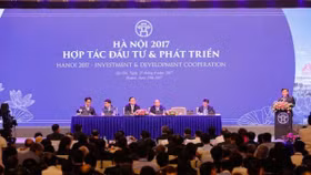 Khoảng 1.500 khách mời tham dự Hội nghị “Hà Nội năm 2018 - Hợp tác đầu tư và phát triển”