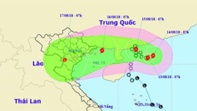 Bão số 4 đổi hướng, thẳng tiến vào Quảng Ninh đến Nam Định