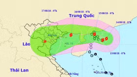 Bão số 4 đổi hướng, thẳng tiến vào Quảng Ninh đến Nam Định