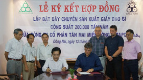 Tập đoàn Tân Mai ký hợp đồng lắp đặt dây chuyền trị giá 28 triệu Euro