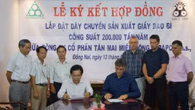 Tập đoàn Tân Mai ký hợp đồng lắp đặt dây chuyền trị giá 28 triệu Euro