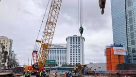 Đường sắt Nhổn-ga Hà Nội sẽ thi công khoan ngầm 4 nhà ga vào năm 2020