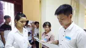 Những quy định thí sinh thi THPT quốc gia không thể quên