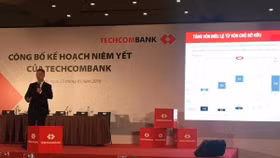 Techcombank chào sàn với giá 128.000 đông/cp