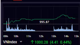 Vn-Index đã vượt mốc 1.000 điểm