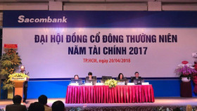 ĐHĐCĐ Sacombank: Mục tiêu lãi 1.880 tỷ đồng trong năm 2018, bầu người cũ của LienVietPostBank vào HĐQT